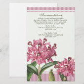 Cattleya Pink Orchid Wedding Route (Vorne/Hinten)
