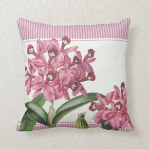 Cattleya rosa Orchidee Kissen