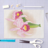 Cattleya Trianae Var Purpurata (Orchid) von Linden Seidenpapier (Handwerk)