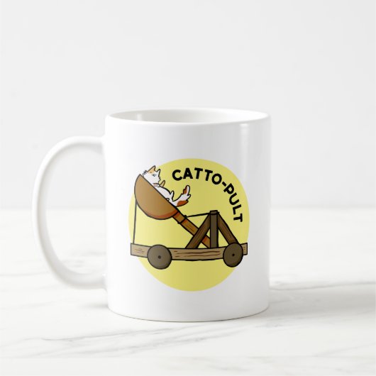Catto-pult Cat Pun-Tasse Kaffeetasse (Links)
