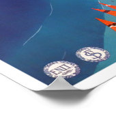 Cattolica Italien Jahrgang Reise Poster (Ecke)