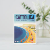 Cattolica Italien Jahrgang Reise Postkarte (Stehend Vorderseite)