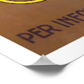 "Cattolica" Vintages italienisches Reiseplakat Poster (Ecke)