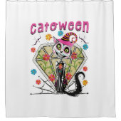 Cattoween Halloween Duschvorhang (Vorderseite)