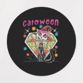 Cattoween Halloween Etiketten (Design 1)