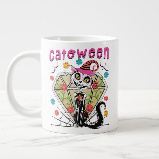 Cattoween Halloween Jumbo-Tasse (Links)