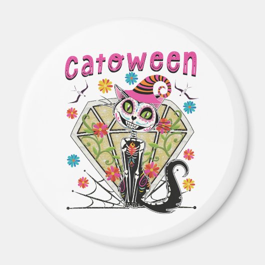 Cattoween Halloween Magnet (Vorne)
