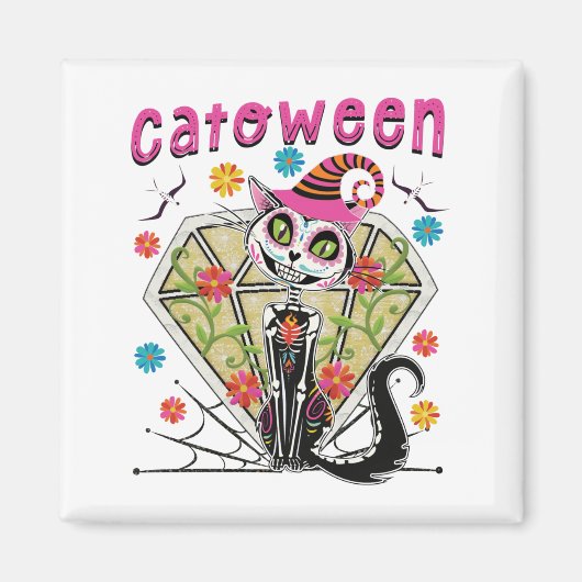 Cattoween Halloween Magnet (Vorne)
