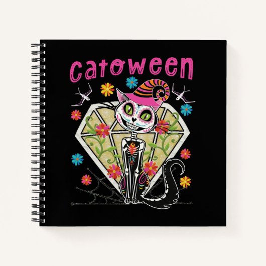 Cattoween Halloween Notizblock (Vorderseite)