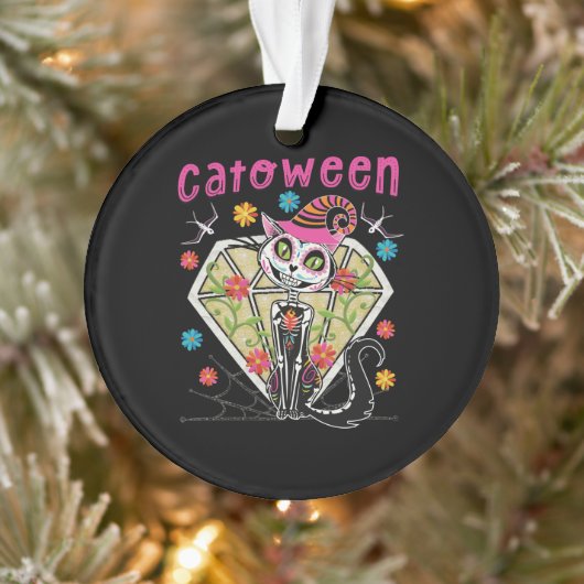 Cattoween Halloween Ornament (Baum)