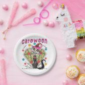 Cattoween Halloween Pappteller (Party)