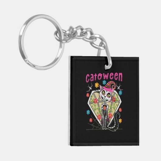 Cattoween Halloween Schlüsselanhänger (Vorderseite links)