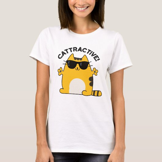 Cattraktiver, sonniger, attraktiver Cat Pub T-Shirt (Vorderseite)