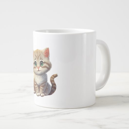 Catty Mug Jumbo-Tasse (Vorderseite Rechts)