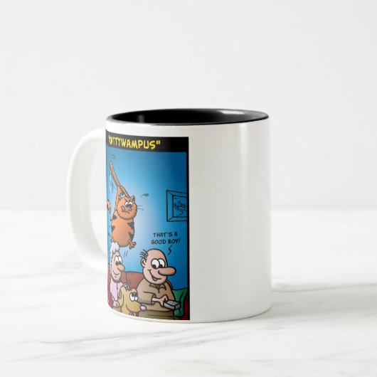 Cattywampus Zweifarbige Tasse (Vorderseite Links)