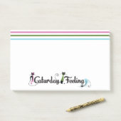 Caturday Cat Lovers Post-it Klebezettel (Auf Schreibtisch)