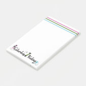 Caturday Cat Lovers Post-it Klebezettel (angewinkelt)