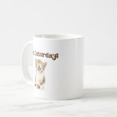 Caturday Kaffeetasse (Vorderseite Links)