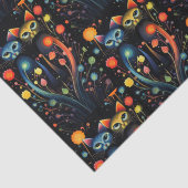 Caturday Künstlerische Abstrakte Attitude Katzen Seidenpapier (Detail)