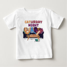 Caturday Night Baby T-shirt