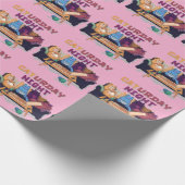 Caturday Night Geschenkpapier (Ecke)