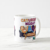 Caturday Night Kaffeetasse (VorderseiteRechts)