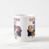 Caturday Night Kaffeetasse (Mittel)