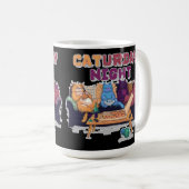 Caturday Night Kaffeetasse (VorderseiteRechts)