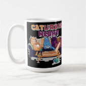 Caturday Night Kaffeetasse (Links)