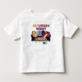 Caturday Night Kleinkind T-shirt