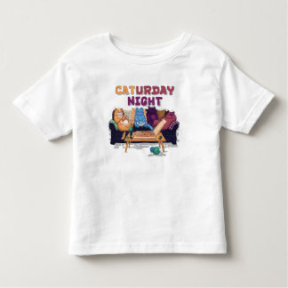 Caturday Night Kleinkind T-shirt