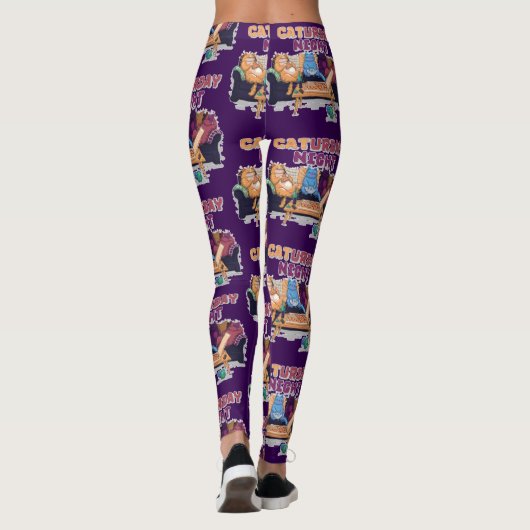 Caturday Night Leggings (Rückseite)