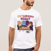 Caturday Night T-Shirt (Vorderseite)