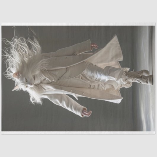 Catwalk Fashion Show Runway Decouapge Seidenpapier (Vorderseite)