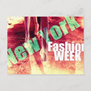 Catwalk - Fashion Week in New York City Postkarte