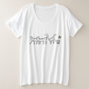 Catwalk Große Größe T-Shirt