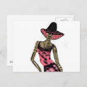 "Catwalk Model"* Postkarte (Vorne/Hinten)