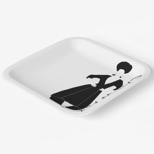 Catwalk Pappteller (Gewinkelt)