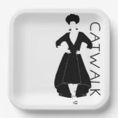 Catwalk Pappteller (Vorderseite)
