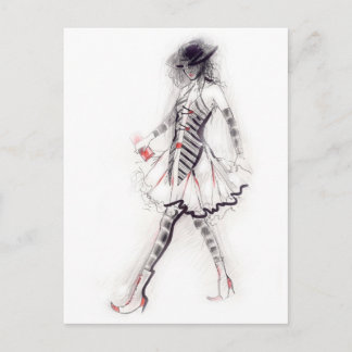 Catwalk Postkarte