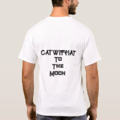 Catwifhat - Cat Meme Coin T-Shirt (Rückseite)