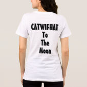 Catwifhat - Cat Meme Coin Tri-Blend Shirt (Rückseite)