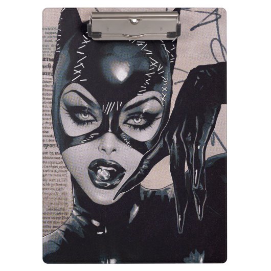 Catwoman #50 Sozomaika Cover Illustration Klemmbrett (Vorderseite)