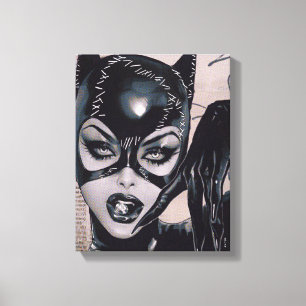 Catwoman #50 Sozomaika Cover-Illustration Leinwanddruck