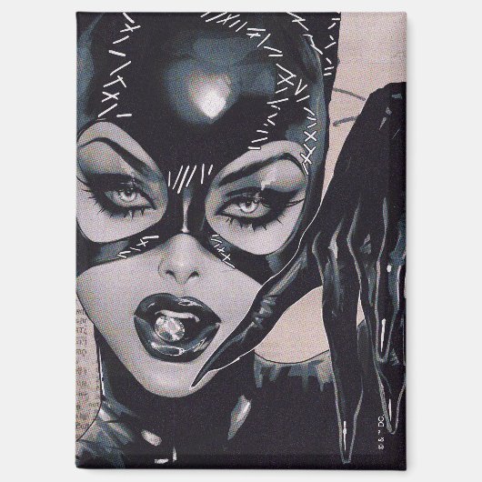 Catwoman #50 Sozomaika Cover Illustration Magnet (Vorderseite)