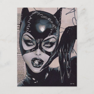 Catwoman #50 Sozomaika Cover Illustration Postkarte
