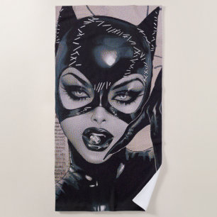 Catwoman #50 Sozomaika Cover Illustration Strandtuch