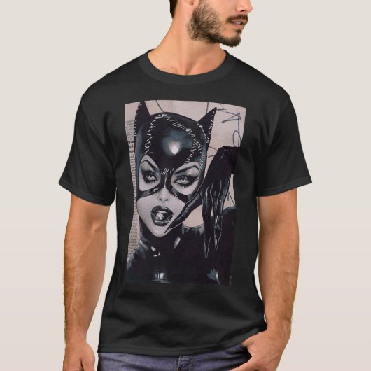 Catwoman #50 Sozomaika Cover Illustration T-Shirt (Vorderseite)