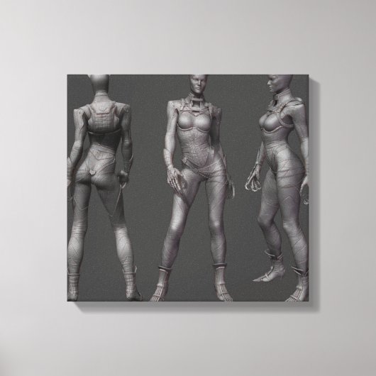 Catwoman Alternate Turnaround Leinwanddruck (Vorderseite)