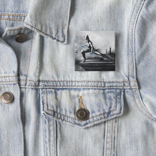 Catwoman - Blitze Button (Beispiel)